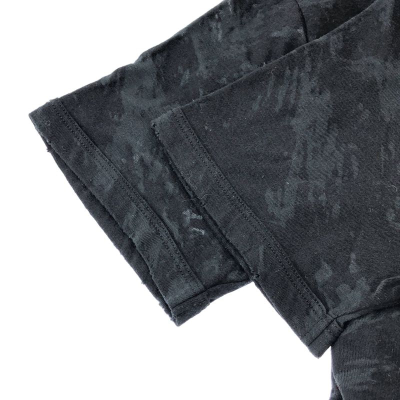 Saint Laurent Paris Damaged Logo Print T-Shirt 510086 Yb2pj Black S