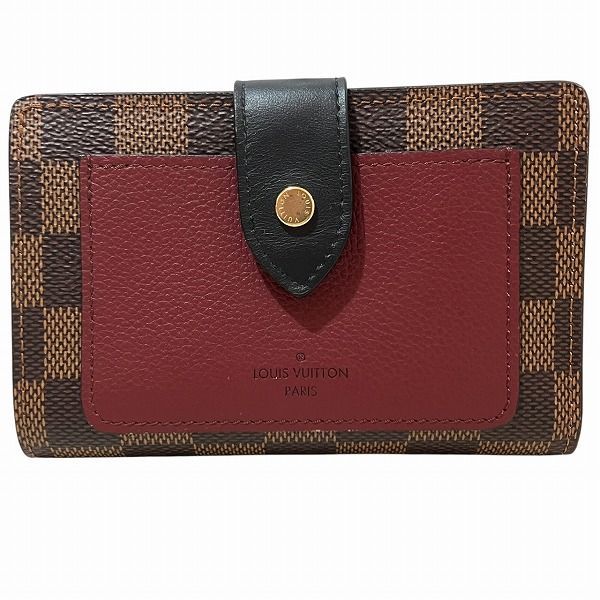 Louis Vuitton Damier Portefeuille Juliette N60381 Bifold Wallet For Women