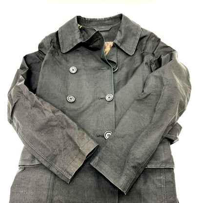 Louis Vuitton Pea Coat Mackintosh Cotton Black