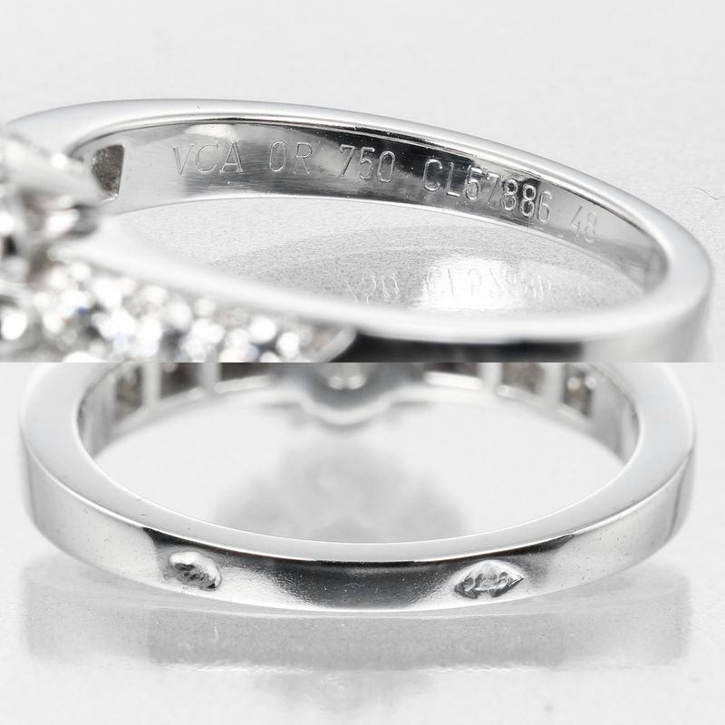 [van Cleef & Arpels] Van Cleef & Arpels Fleurette Pt950platinum × Diamond #8