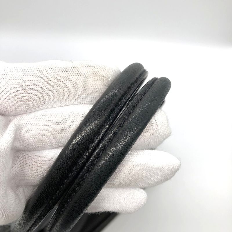 Prada Handbag Shoulder Bag Black Leather Women's Branded Fashion