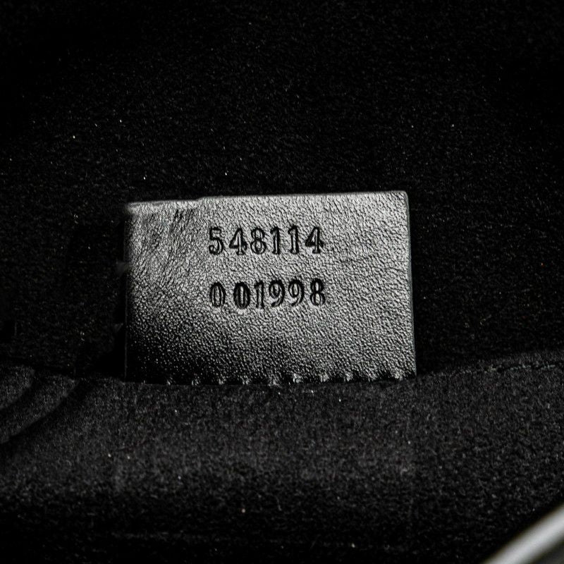 Gucci GG Marmont Crossbody Shoulder Bag 548114 Black Leather Women's Gucci