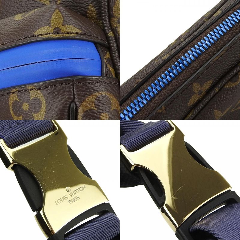 Louis Vuitton Waist Bag Pacific Bum Bag M43828 Monogram Brown Blue Kim Jones