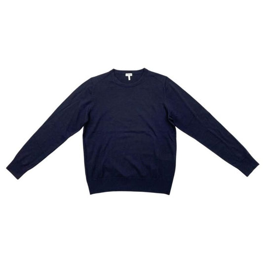 Loewe Sweater Wool Knit D3179470un Size M Navy Loewe