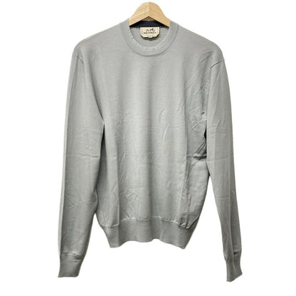 Hermes Long Sleeve Sweater Size XS Men's - H557185ha Blue Grey 2025ss