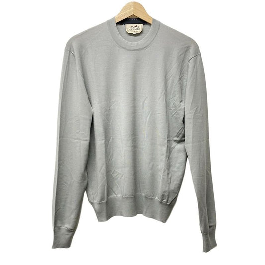 Hermes Long Sleeve Sweater Size XS Men's - H557185ha Blue Grey 2025ss