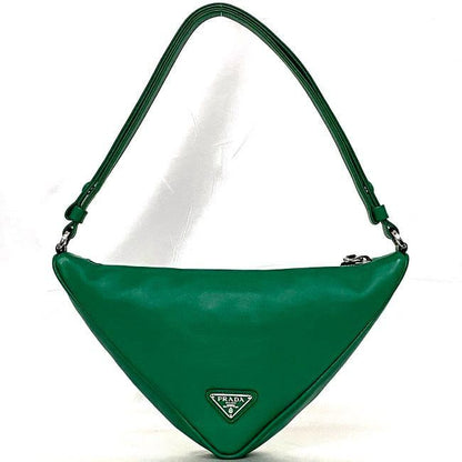 Prada Bag Green Triangle