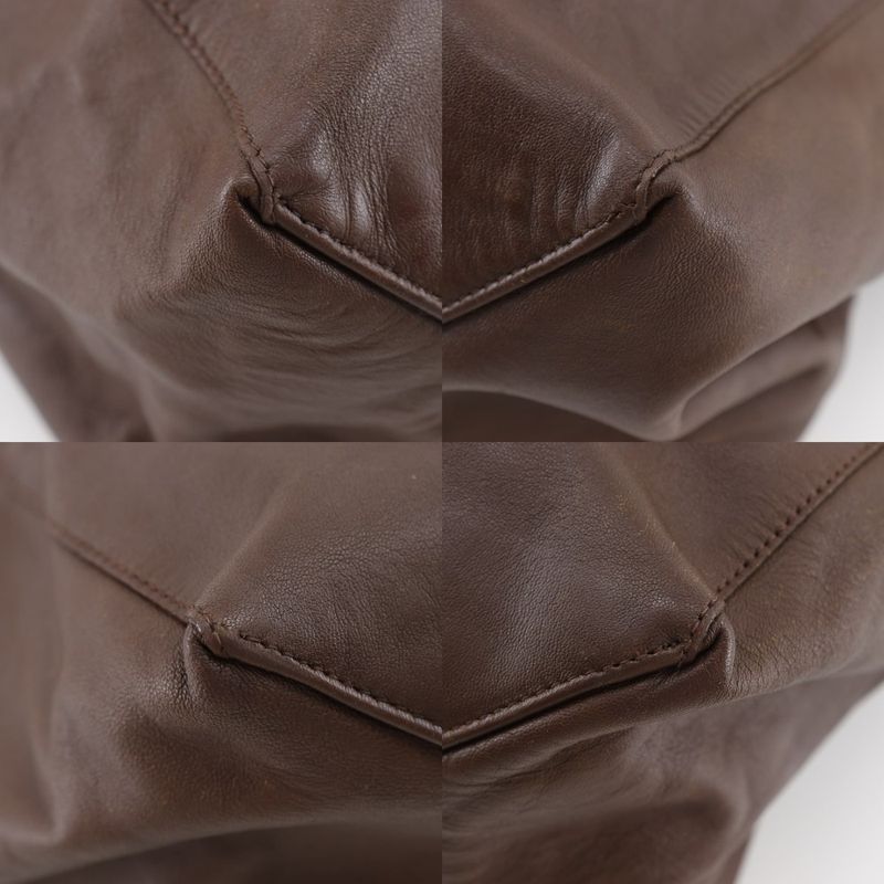 Celine Horizontal Cabas Leather Brown Unisex Tote Bag