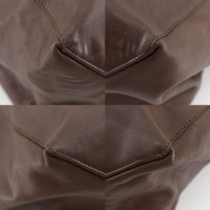 Celine Horizontal Cabas Leather Brown Unisex Tote Bag