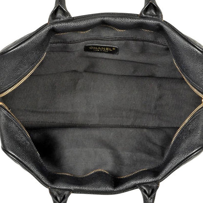 Chanel Coco Mark Matelasse Mini Boston Bag Caviar Skin A20996 Black