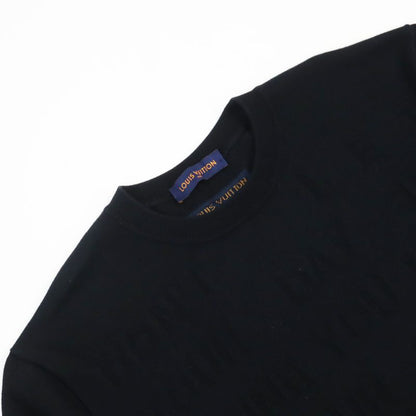 Louis Vuitton 21AW Silk Blend Lettered Short Sleeves Large Size Short Sleeve