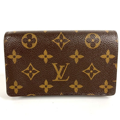 Louis Vuitton Bifold Wallet Portefeuille Trésor M61736 Monogram Canvas Brown