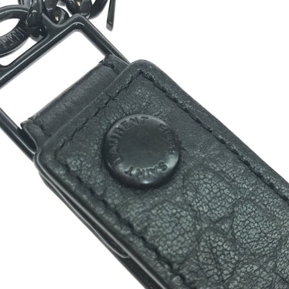 Saint Laurent (Yves Saint Laurent) Key Holder Key Ring Logo Plate Type