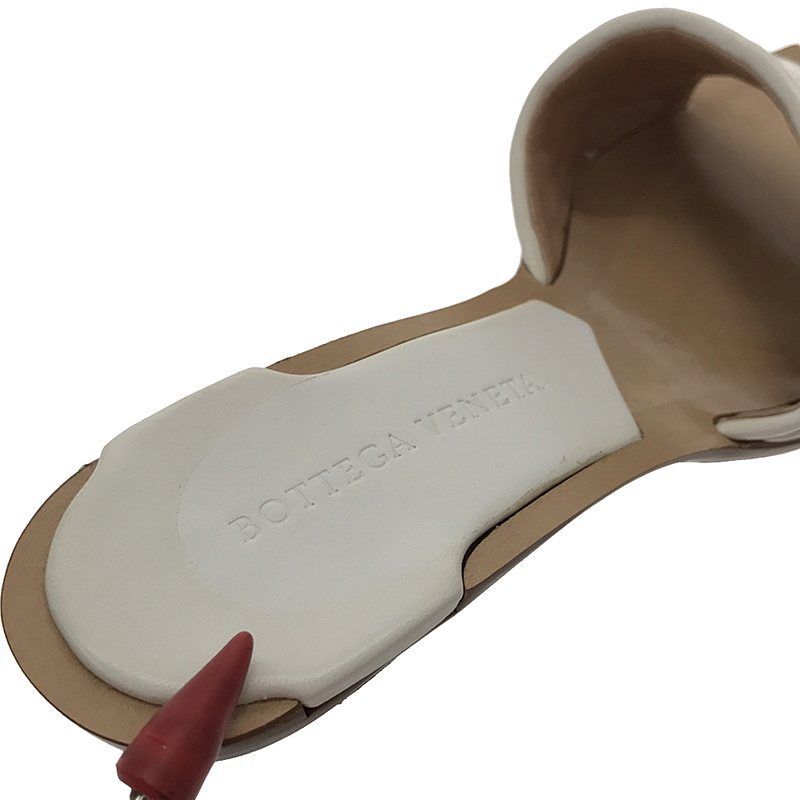 Bottega Veneta Intrecciato Square Toe Leather Sandals