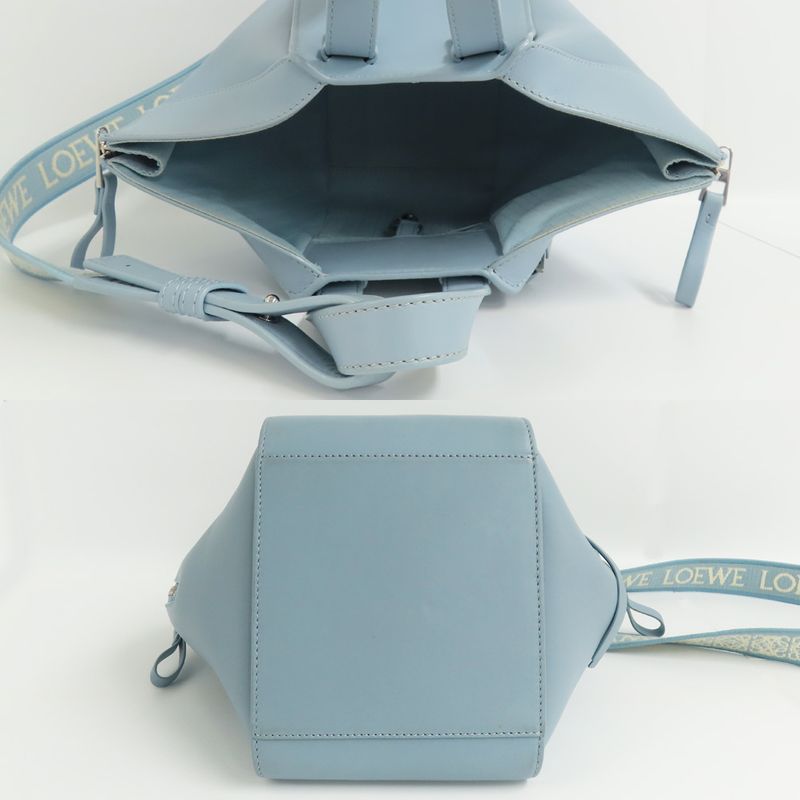 Loewe Hammock Compact A538h13x14 Handbag 2WAY Light Blue Series