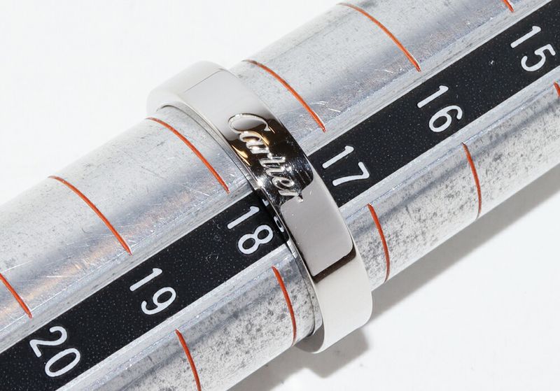 Cartier Ring Pt950 C De Cartier Ring Engraved Ring Width 4mm (016in) B40981