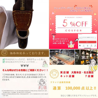 Louis Vuitton Vintage Bucket Pouch Small Bag Makeup Pouch Clutch Bag Monogram