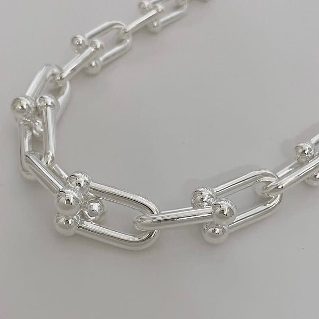 Tiffany & Co Necklace Hardware Graduated Link Necklace