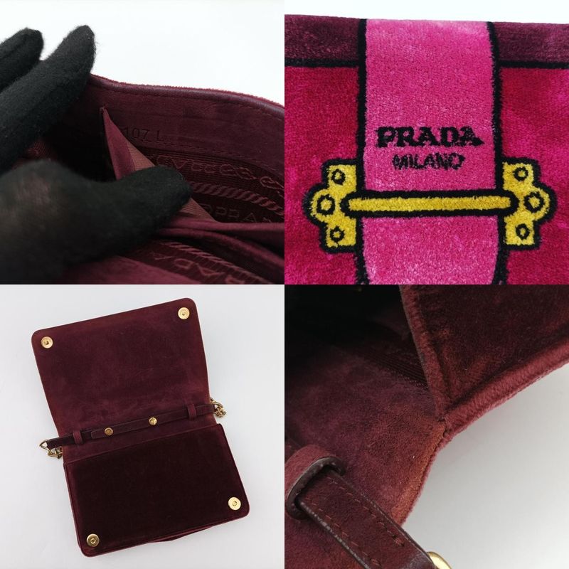 Prada Cahier Multicolor Velour 1bd075107 L
