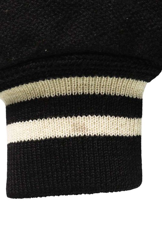 Saint Laurent Paris Teddy 354718 Yyl80 Leather Trim Stajan Blouson Men's 48