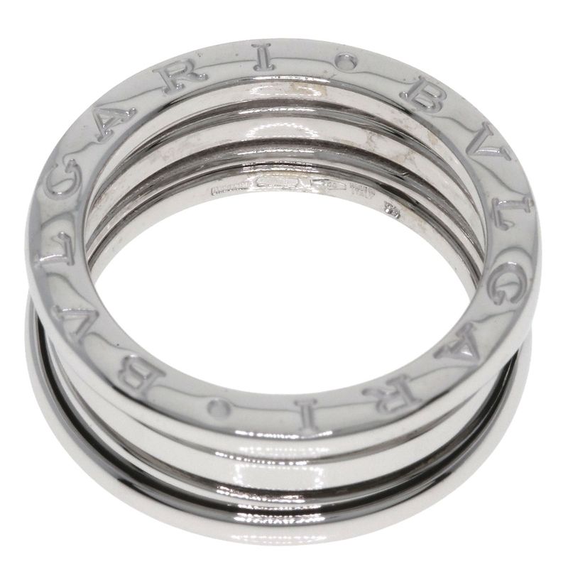 Bvlgari B-zero1 Bee Zero One 2 Band #54 Ring / Ring 18K White Gold Ladies