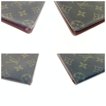 Louis Vuitton Monogram Porto Cult Credit Bifold Long Bill Holder M60825 Brown