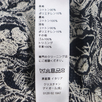  Christian DIOR 24tjv922x134 Toile Du Jouy D-player Hat White Navy 59 Made In