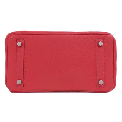 Hermes Birkin 25 Rose Jaipur Silver Hardware Handbag Taurillon Women