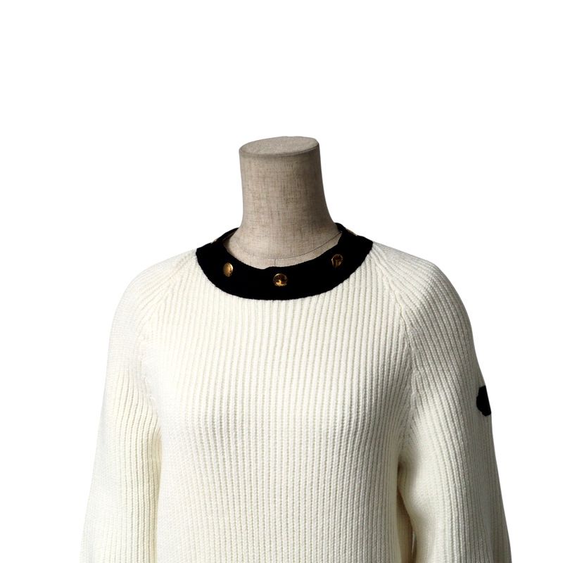 Louis Vuitton Sweater Size S 2WAY Turtleneck Ribbed Knit Sweater [recommended]