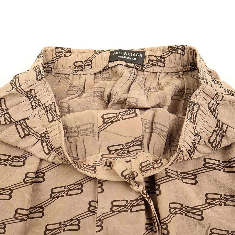 Balenciaga 22ss Home Wear Monogram Pajama Pants Monogram Pajama Pants 659026