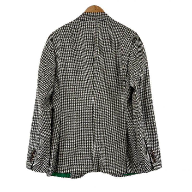 Gucci 574351 Wool Mohair Blend Staggered Pattern With Full Lining Single