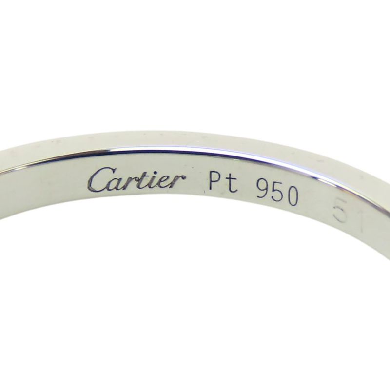 Cartier Ring - Ballerina Ring 51 Pt950 Diamond Approx 4.1g Platinum Jewelry