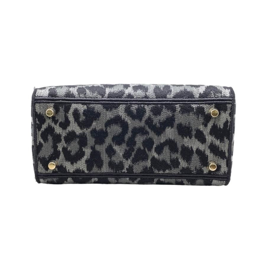 Christian Dior Handbag Shoulder Bag Lady D-lite Medium Bag M0565orhm Leopard