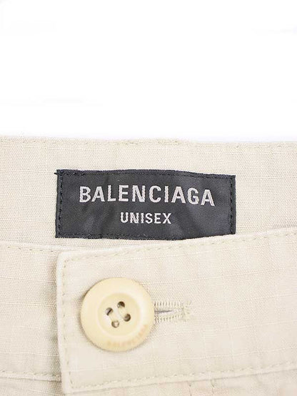 Balenciaga 23aw Flared Cargo Pants Flared Cargo Long Pants 768810 Tkp27 Beige L