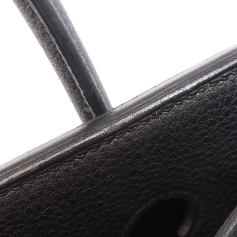 Hermes Birkin 35 Gold Hardware Handbag Fjord Women