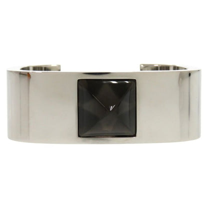 Hermes Medor Metal Black Silver Hardware Black Bangle 1630 Hermes