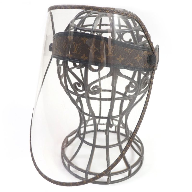 Louis Vuitton 2021 M76727 Villers LV Shield Monogram Canvas Sun Visor Face