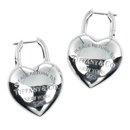 Tiffany & Co Return To Tiffany & Co Full Heart 925 Silver Ladies 21.82g Earrings