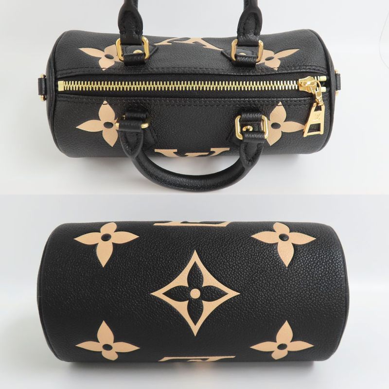 Louis Vuitton Papillon BB M45980 Monogram Empreinte 2WAY Handbag Black