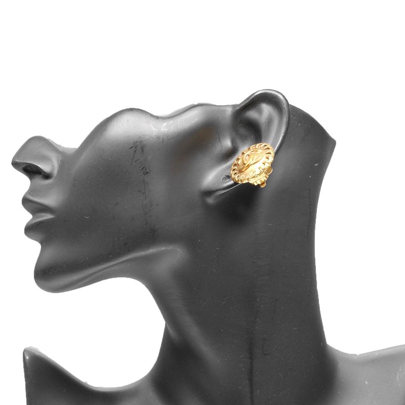 Chanel Coco Mark Vintage *only One Side Gold Plated 97P Ladies 7.2g Earring