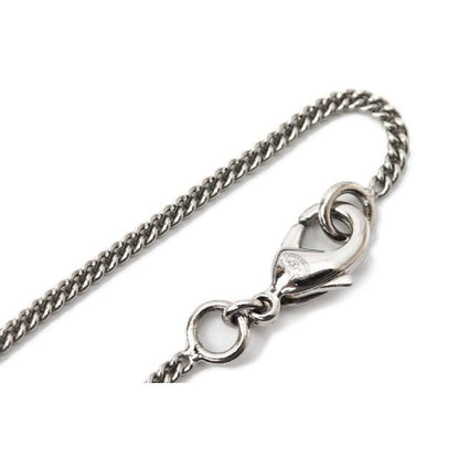 Chanel Necklace Pendant Chanel Coco Mark CC Rhinestone Silver White