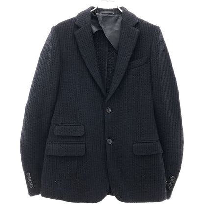 Gucci Wool Knit Tailored Jacket 4jpu51 1dijf0 Black 46