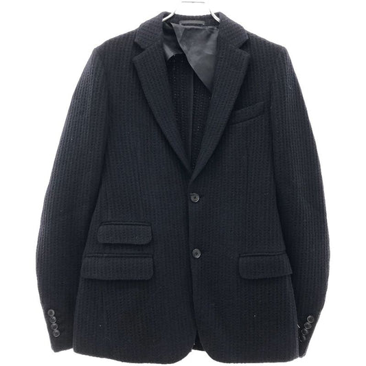 Gucci Wool Knit Tailored Jacket 4jpu51 1dijf0 Black 46