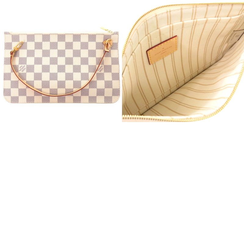 Louis Vuitton New Shape Neverfull MM Damier Azure N41361 Tote Bag LV 0562 Louis