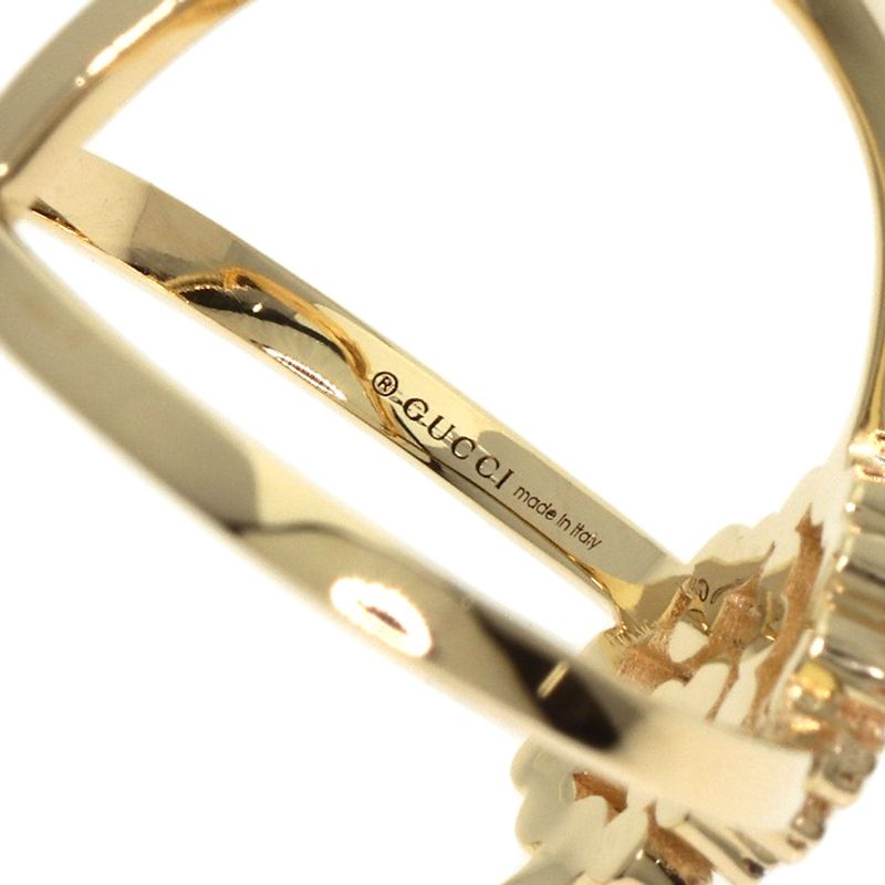 Gucci GG Running Diamond #8 Ring - 18K Yellow Gold Ladies