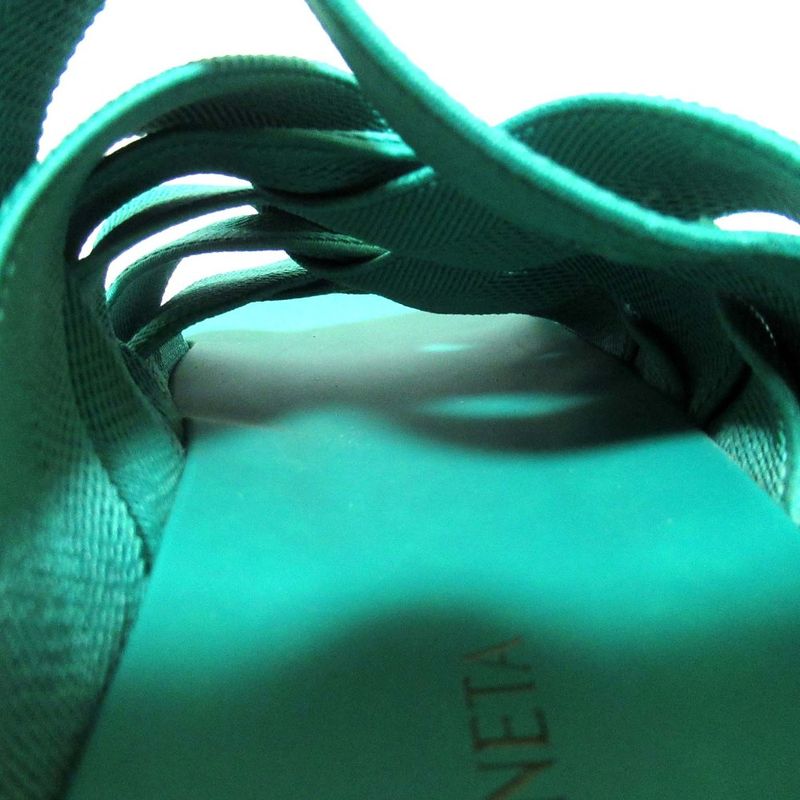 Bottega Veneta Intrecciato Flat Sandals Size 43 Approx 28cm (11.02in) Green