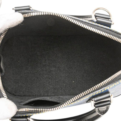 Louis Vuitton Epi Denim Alma BB Handbag Shoulder Bag 2WAY M41437 Blue Black