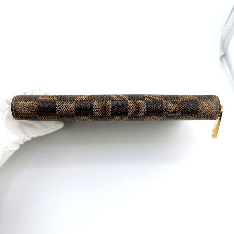 Louis Vuitton N60015 Damier Round Zipper Zippy Wallet Old Shape Long Wallet