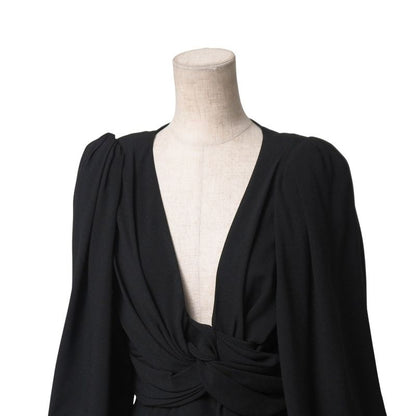 Celine Dress Size 36 V-neck Draped Dress Volume Sleeves Made In France 20251021