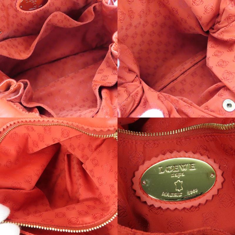 Loewe Shoulder Bag Flamenco Nappaleather Orange Pink Shoulder Crossbody 2WAY